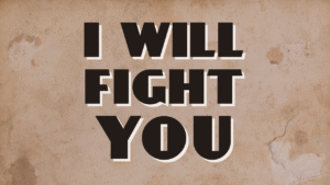 Time to defend some sons-of-bitches